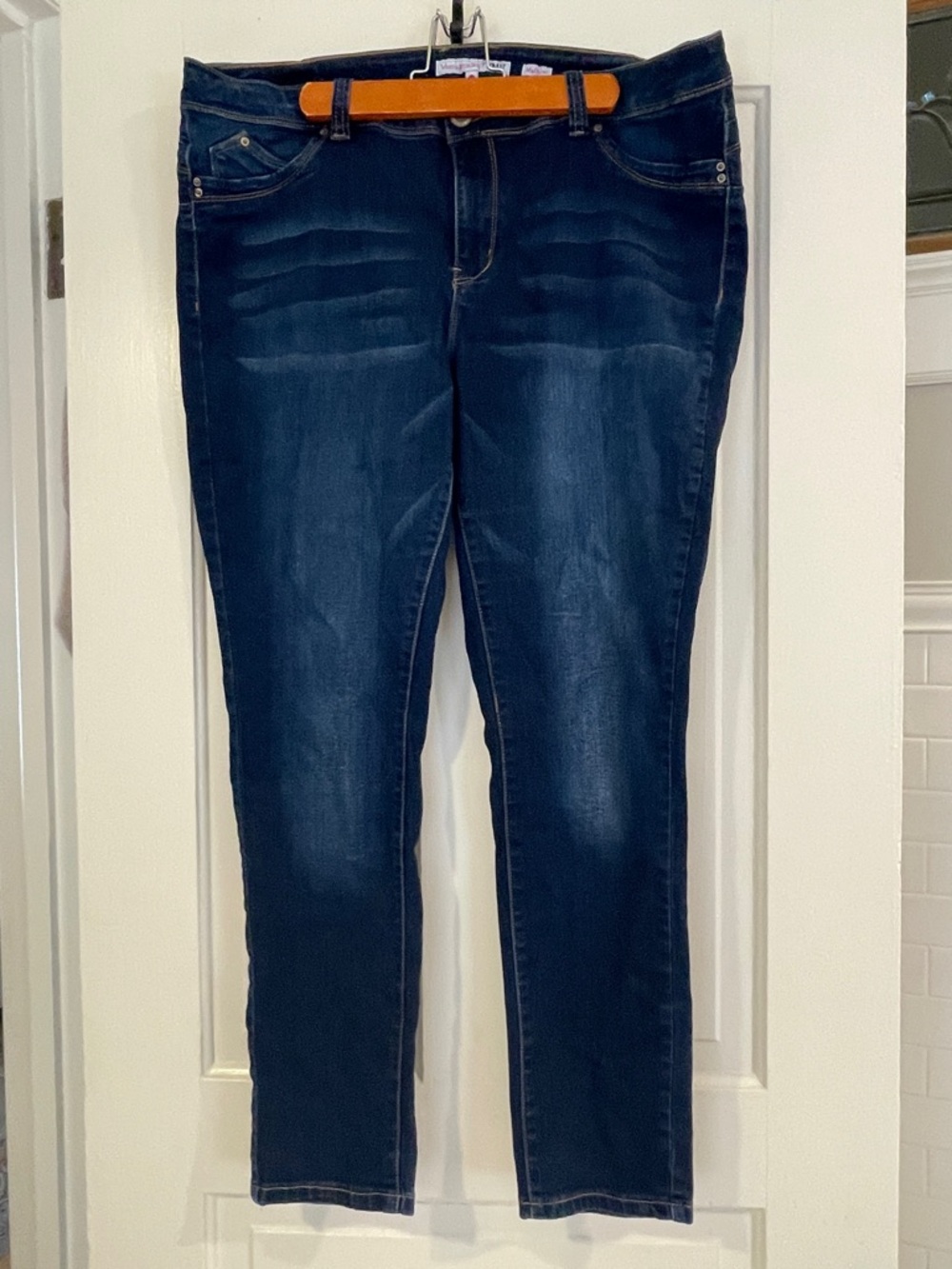 YMI “Wanna Betta Butt” Dark Indigo Slim-Cut Jeans